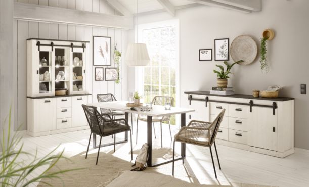 Speisezimmer Stove wei Pinie