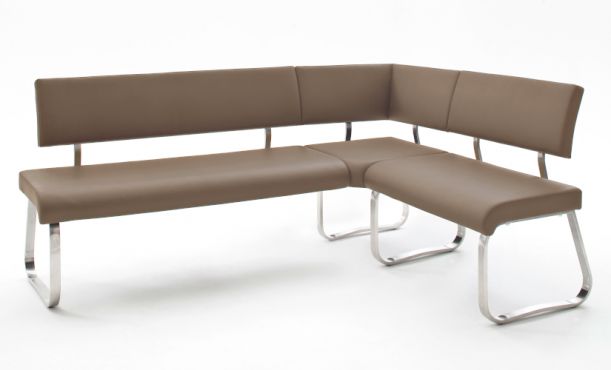 Eckbnke Leder braun