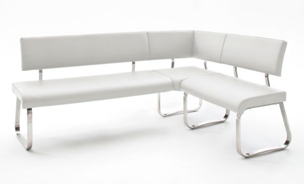 Sitzbnke Leder wei