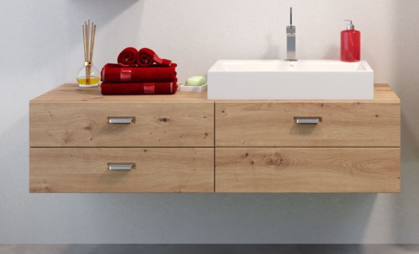 Waschbeckenunterschrank Holz
