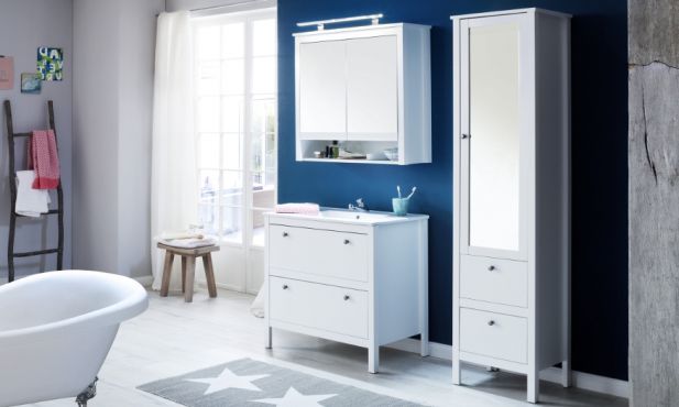 Das Badezimmer im Landhausstil