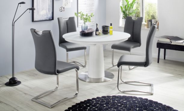 Freischwinger grau