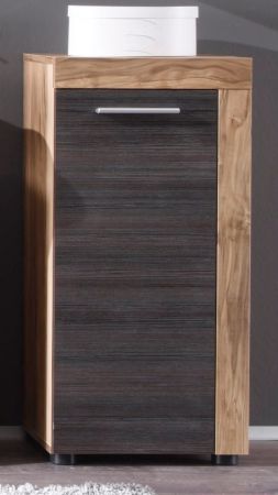 Badezimmer: Unterschrank Cancun Nussbaum Satin Touchwood dunkel (36x81 cm)