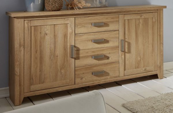 Sideboard Kommode in Alteiche Dekor Anrichte 174 cm Canyon