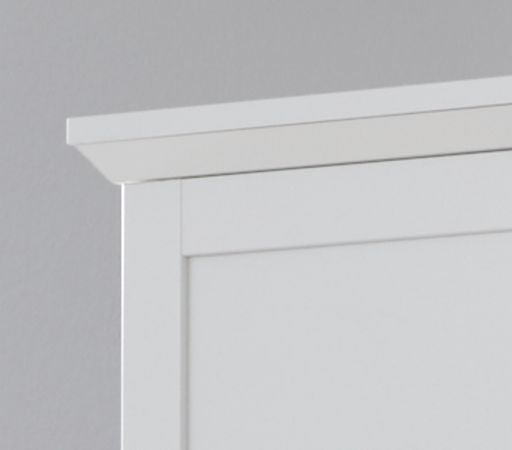 Flurgarderobe Baxter in weiß Landhaus Schuh- / Garderobenschrank 81 x 196 cm Flurgarderobe Baxter in weiß Landhaus Schuh- / Garderobenschrank 81 x 196 cm