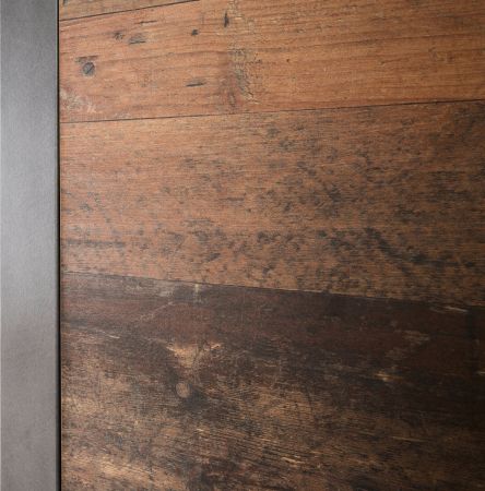 Sideboard Indy in Shabby Vintage mit Matera grau Kommode Old Used 117 x 86 cm