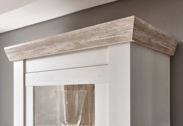 Sideboard Rovola in Pinie wei / Oslo Pinie Landhaus Kommode 168 x 104 cm