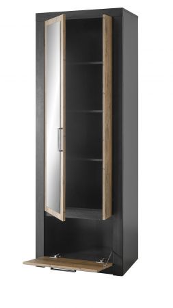 Garderobenkombination Beveren in Kastanie und Fresco grau Garderobe Set 5-teilig 277 x 200 cm