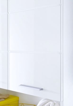 Badezimmer: Unterschrank Amanda wei Hochglanz 37 x 79 cm