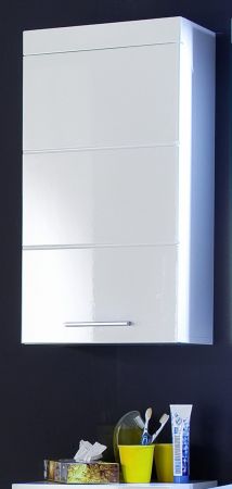 Badezimmer Hngeschrank Amanda in wei Hochglanz 37 x 77 cm