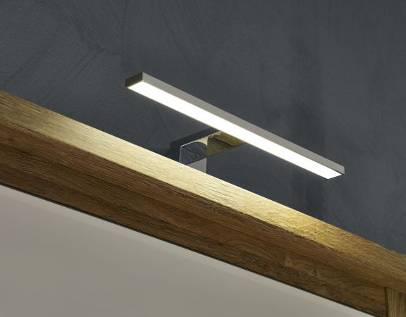 LED Spiegellampe Badlampe in Chrom f�r Spiegel Beach Campus Florida Miami Canyon