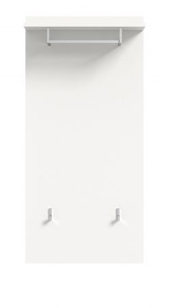Garderobenpaneel Prego in wei Flur Wandgarderobe 55 x 114 cm