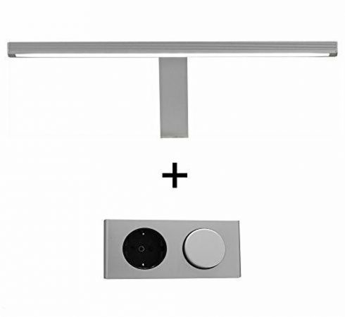 Badezimmer Spiegelschrank Landside in grau und Eiche Artisan Landhaus Badschrank 2-t�rig 78 x 73 cm