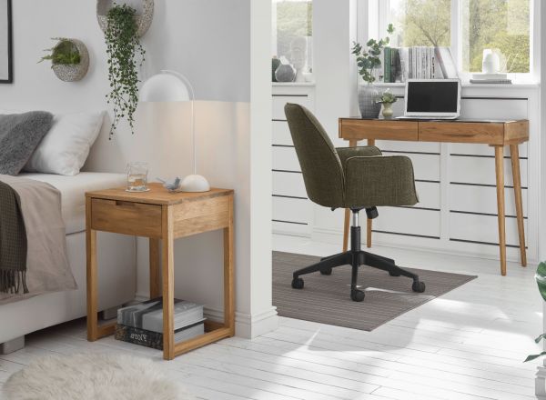 Brostuhl O-Pemba in olive mit Armlehne Schreibtischstuhl fr Homeoffice und Bro