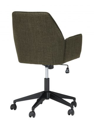 Brostuhl O-Pemba in olive mit Armlehne Schreibtischstuhl fr Homeoffice und Bro