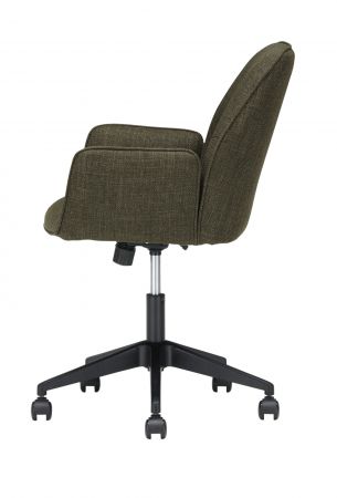 Brostuhl O-Pemba in olive mit Armlehne Schreibtischstuhl fr Homeoffice und Bro