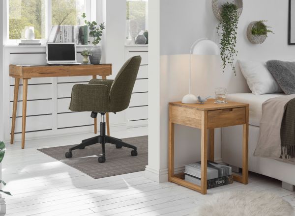 Brostuhl O-Pemba in olive mit Armlehne Schreibtischstuhl fr Homeoffice und Bro