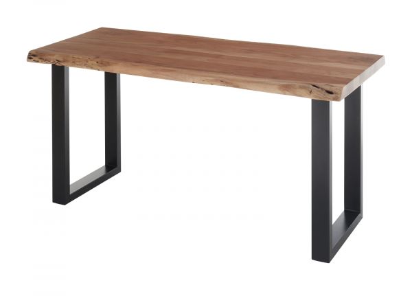Schreibtisch Cartagena in Akazie massiv lackiert Computertisch fr Homeoffice und Bro 140 x 65 cm
