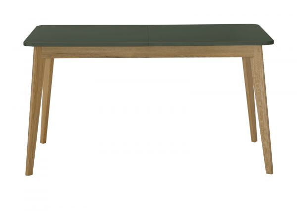 Esstisch Juna in Salbei und Evoke Eiche Kchentisch skandinavisch ausziehbar 140 / 180 x 80 cm