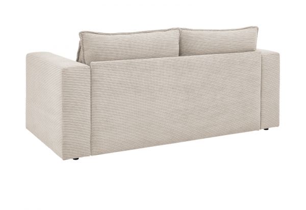 Sofa Pesaro in beige Cord Couch 2-Sitzer 180 cm