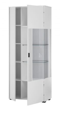 Wohnwand Merced in wei matt Wohnkombination 4-teilig 320 x 180 cm
