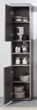 Badezimmer Hochschrank Runner in Sardegna grau Rauchsilber Badschrank 30 x 190 cm