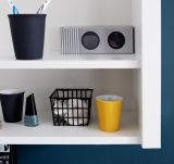 Badezimmer Spiegelschrank Ole in wei Landhausstil Badschrank 2-trig 81 x 80 cm