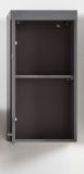 Bad Hngeschrank Amanda in grau Hochglanz Badschrank 37 x 77 cm