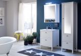 Badezimmer Waschbeckenunterschrank Ole in wei inkl. Waschbecken Badschrank im Landhausstil 61 x 82 cm
