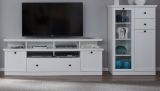 Wohnwand Baxter 3-teilig in wei Landhaus Schrankwand 273 x 129 cm