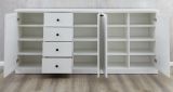 Sideboard Baxter in wei, 195 x 88 cm Kommode im Landhausstil