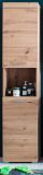 Badezimmer Hochschrank Amanda in Asteiche Badschrank 37 x 190 cm