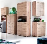Badezimmer Midischrank Amanda in Asteiche Badschrank 73 x 132 cm