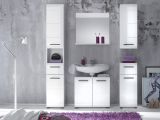 Badezimmer Hochschrank Skin in wei� Hochglanz 30 x 182 cm