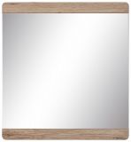 Badezimmer Spiegel Malea in Eiche San Remo hell Badspiegel 65 x 70 cm