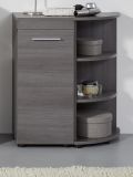 Badezimmer Kommode Runner in Sardegna grau Rauchsilber Badmbel Unterschrank 30 x 76 cm