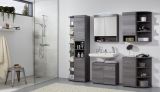 Badezimmer Kommode Runner in Sardegna grau Rauchsilber Badmbel Unterschrank 30 x 76 cm