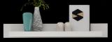 Wandboard Design-D in Hochglanz wei Wandregal 150 x 20 cm