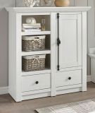 Kommode Hooge in Pinie wei Landhaus Sideboard 105 x 115 cm