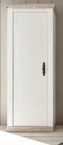 Garderobenschrank Rovola in Pinie wei / Oslo Pinie Landhaus Garderobe oder groer Schuhschrank 73 x 201 cm