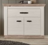 Kommode Rovola in Pinie wei / Oslo Pinie Landhaus Sideboard 107 x 89 cm