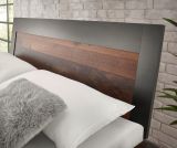 Schlafzimmer komplett Ward in Old Used Wood Shabby Design mit Matera grau Komplettzimmer mit Bett, Bettschubkasten, Kleiderschrank, Kommode und Nachttisch