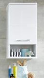 Badezimmer Hngeschrank Monte in wei Hochglanz Badschrank hngend 37 x 76 cm