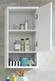 Badezimmer Hngeschrank Monte in wei Hochglanz Badschrank hngend 37 x 76 cm