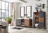 Badezimmer Highboard Auburn in Eiche Stirling und Matera grau Badmbel Midischrank 90 x 140 cm