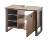 Badmbel Set 3-teilig Auburn in Eiche Stirling und Matera grau Badkombination 191 x 205 cm