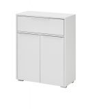 Badezimmer 2 x Kommode in wei Badmbel Set 2-teilig Badmbel Unterschrank je 61 x 76 cm Mehrzweckschrank