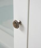 2 x Nachttisch in wei� und Bramberg Fichte Nachtkommode mit Schubkasten 45 x 47 cm