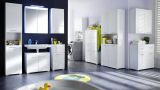 Badezimmer Hngeschrank Amanda in wei Hochglanz 37 x 77 cm