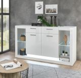 Sideboard Ladis in wei Hochglanz Kommode 150 x 83 cm